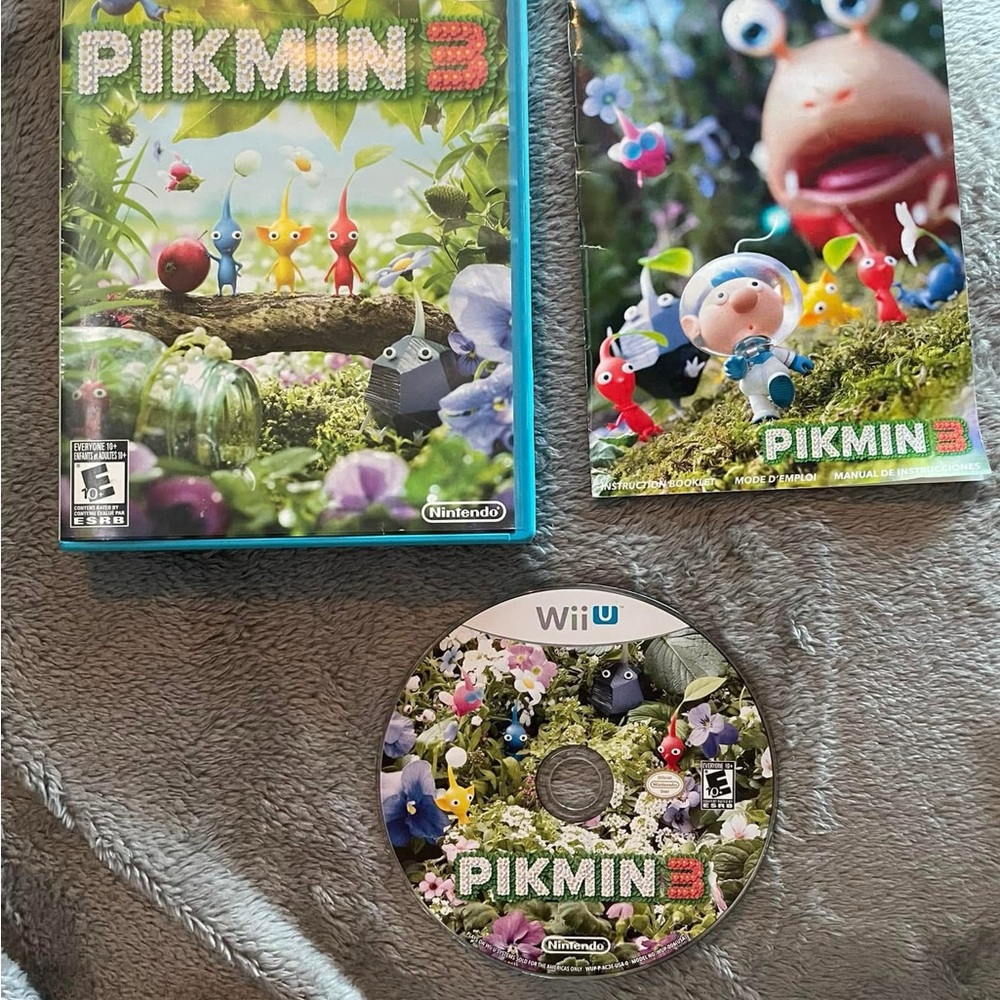 Nintendo Pikmin 3 for Wii U - Blue Case